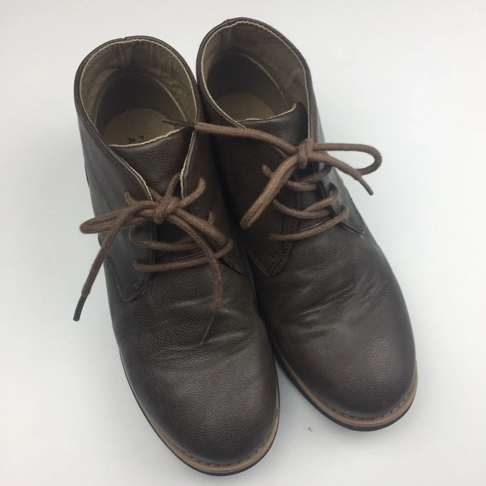 Kids Ankle Bootie Size 4 Lace up Perry Ellis‎ America